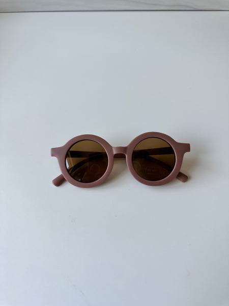 Retro Sunglasses(Powder Rose)