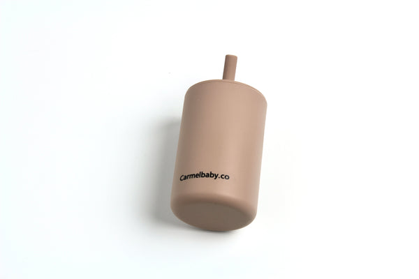 Silicone Straw Cup(Taupe)