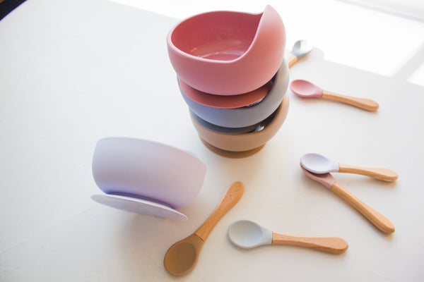 Silicone feeding set(Beach sand)
