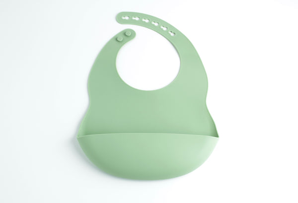 Silicone Bib(Mint Pea)