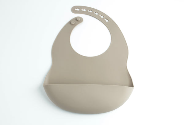 Silicone Bib(Taupe)
