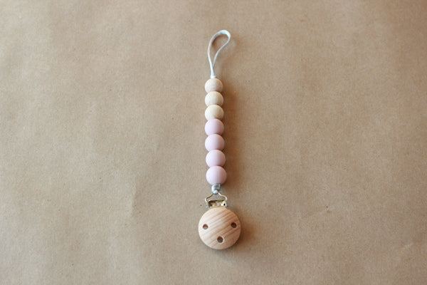 Pacifier Clip(Blush)