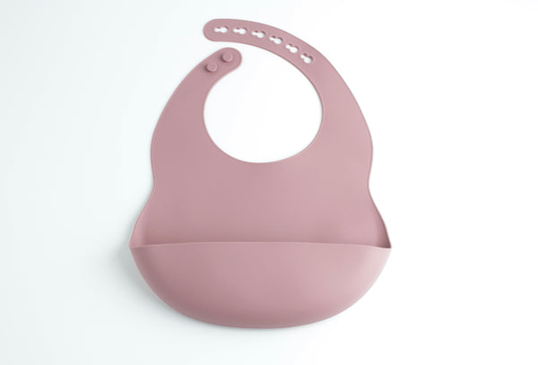 Silicone Bib(Powder Rose)