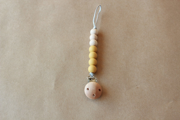 Pacifier Clip(Mustard)